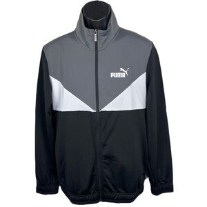 Puma Men’s Color Block Retro Track Jacket with fleece inside size S